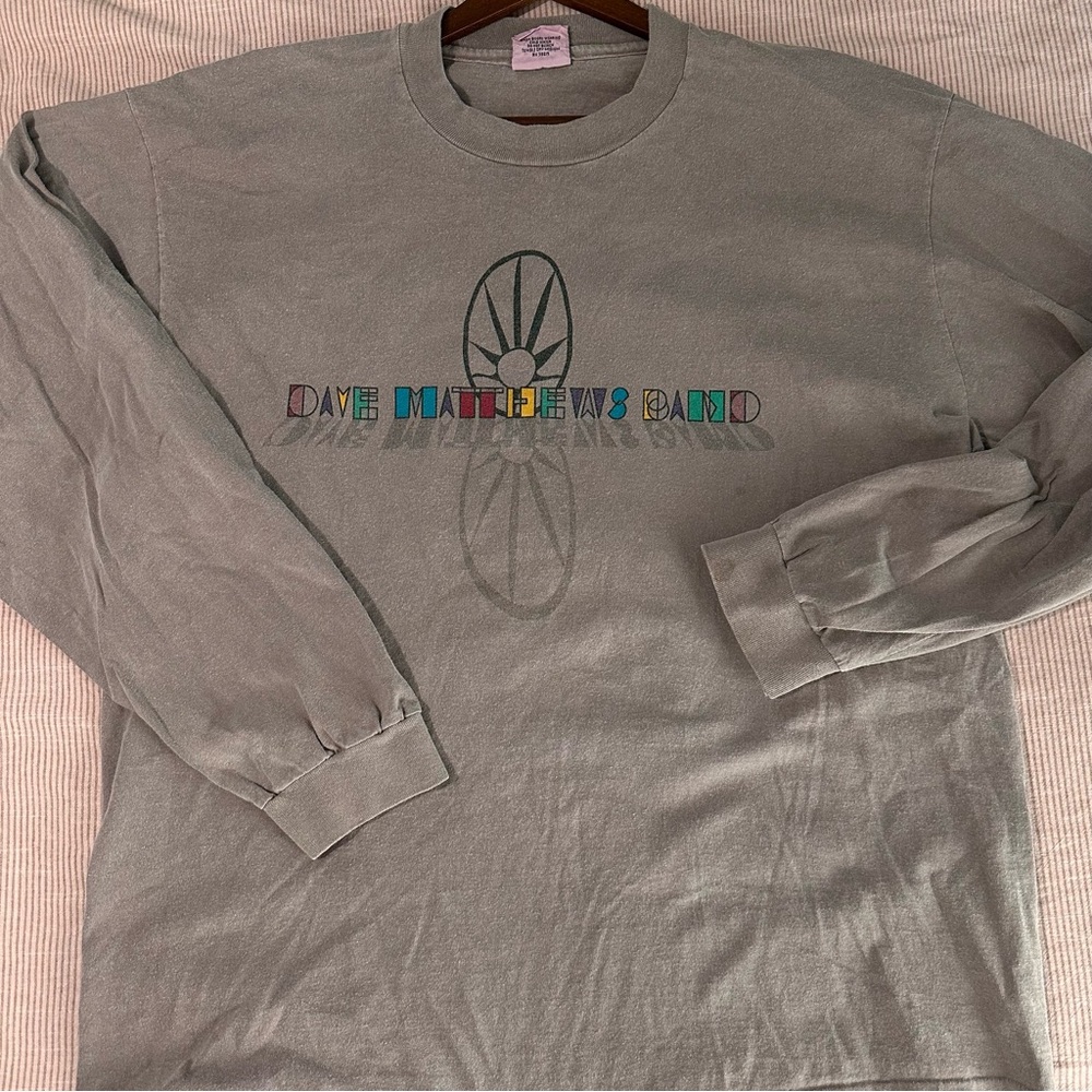 Vintage Super Rare 1998 Dave Matthew’s Band long sleeve band t-shirt